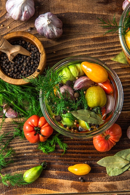 Świeże składniki na stole